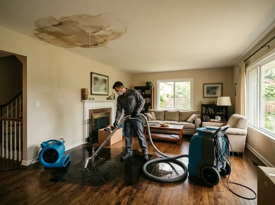 attic-pipe-burst-ceiling-drip-008 — frequently asked questions, Water Damage Restoration & Carpet Care in Stony Brook Univer…